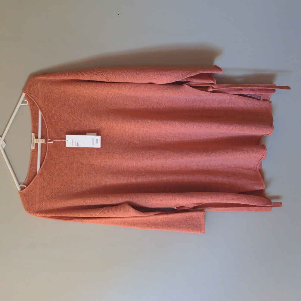 Eileen Fisher Organic Linen Split Side Tunic